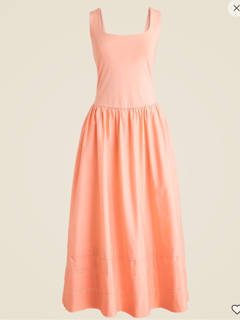 J. Crew Peachy Pink Sleeveless Dress